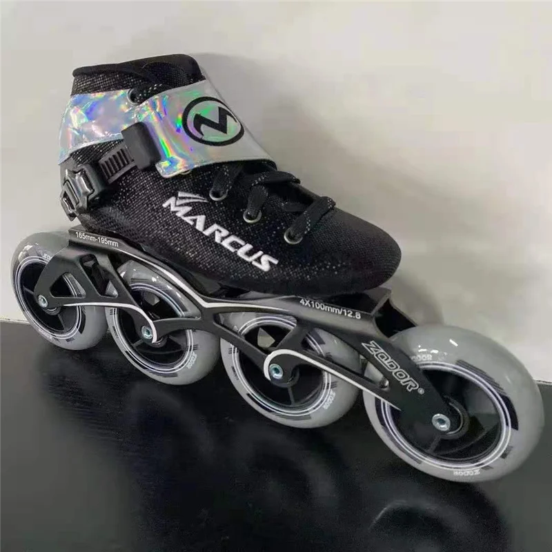 Inline Speed Skates for Adults Male Female Road Street Racing Skating Daily Rolling Sneakers