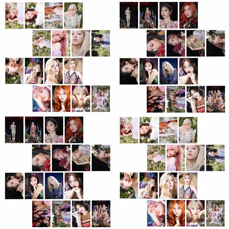 16 шт./компл. KPOP дважды девушки фото карта HD Lomo карты самодельные бумажные