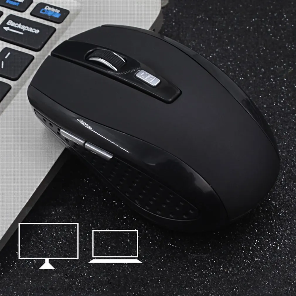 Портативная беспроводная оптическая игровая мини мышь 2 4 ГГц 6D USB с 6 клавишами 2000