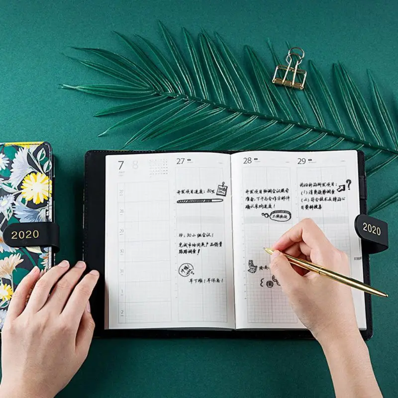 Agenda планировщик Orgainzer B6 дневник блокнот в сетку Kawaii Корейская ежемесячная книга Y5GE