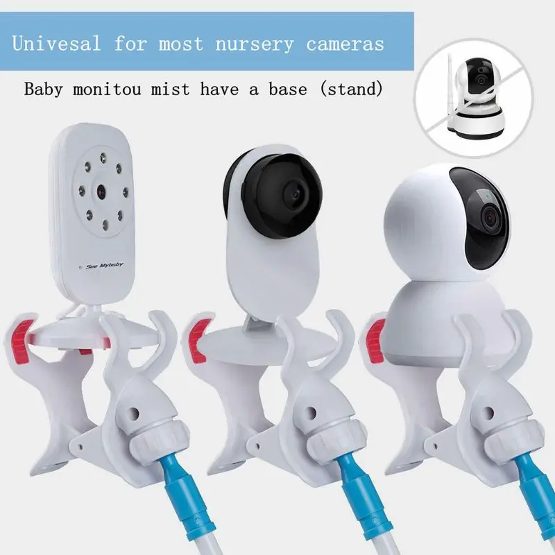  Universal Baby Monitor Holder 360 Degree Rotary Flexible Baby Camera Mount Shelf Safer Monitor Stan