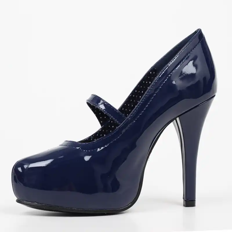 size 2 navy heels