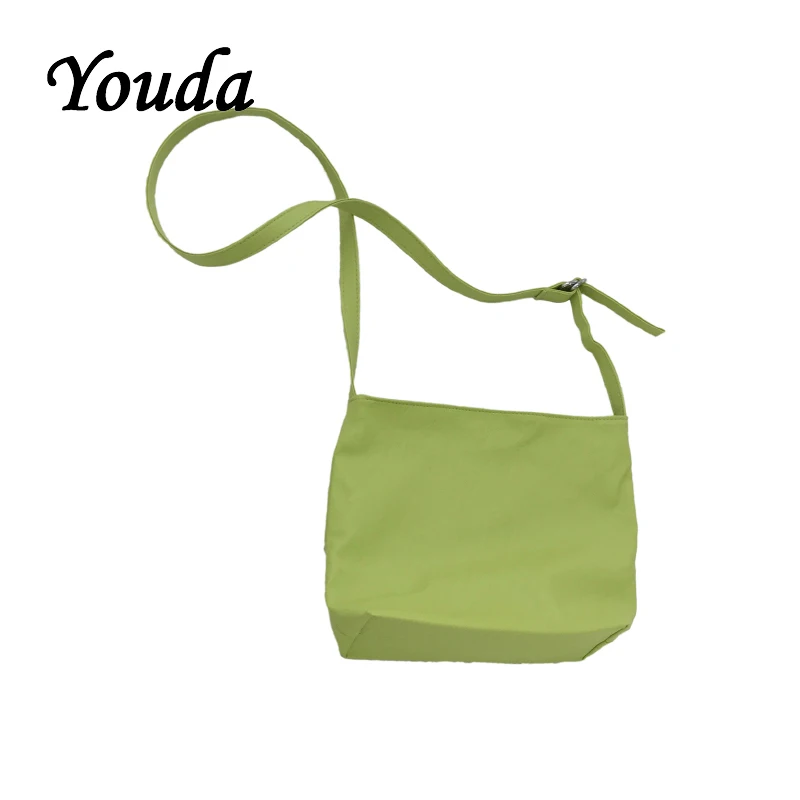 

Youda Fashion Solid Color Ladies Fresh Style Shoulder Bag Sweet Lady Classic Style Messenger Bags Large-capacity Shopping Tote