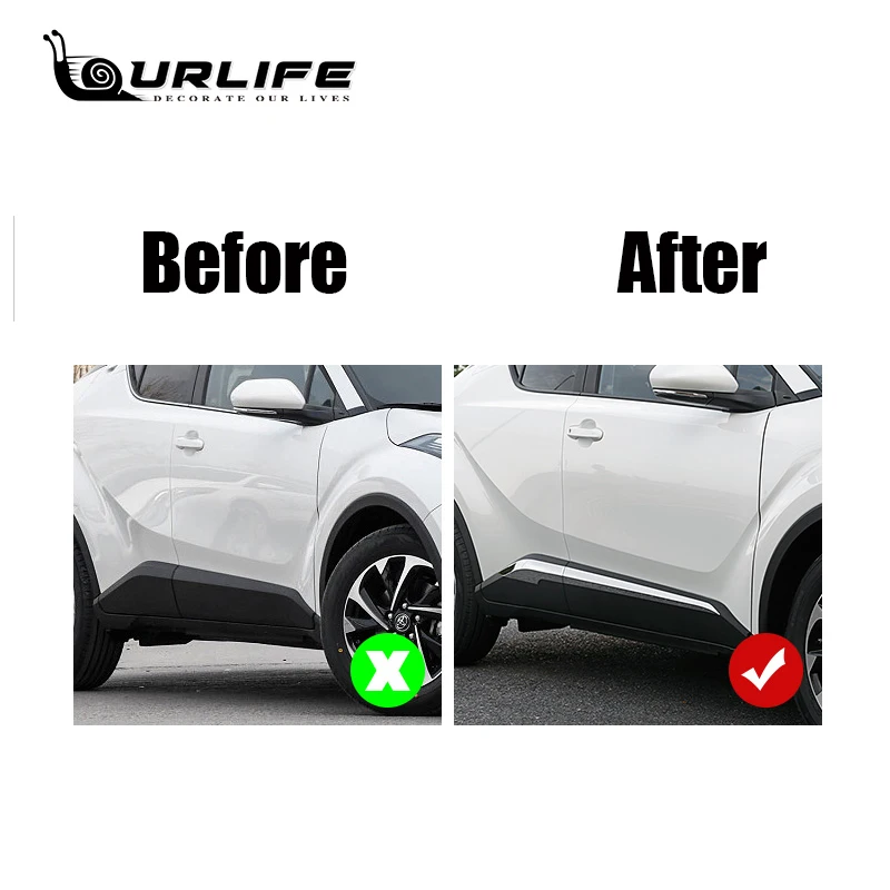 For Toyota C-HR 2018 2019 Door Mirror Passenger Side | Power | Heated | w/Signal | Paint to Match | Replacement For 87915-0F911 | TO1321376 Rear Door Scuff Plate Garnish Stainless Fits Toyota C-HR Suv 2018 - 2019 |  eBay UK