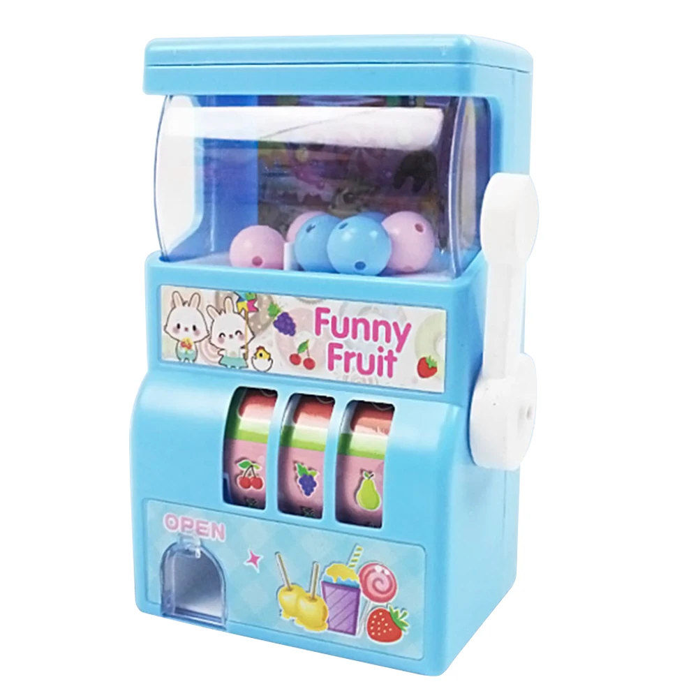 Винтажный Ручной мини маленький Игровой Автомат Игрушка с надписью Lucky для детей
