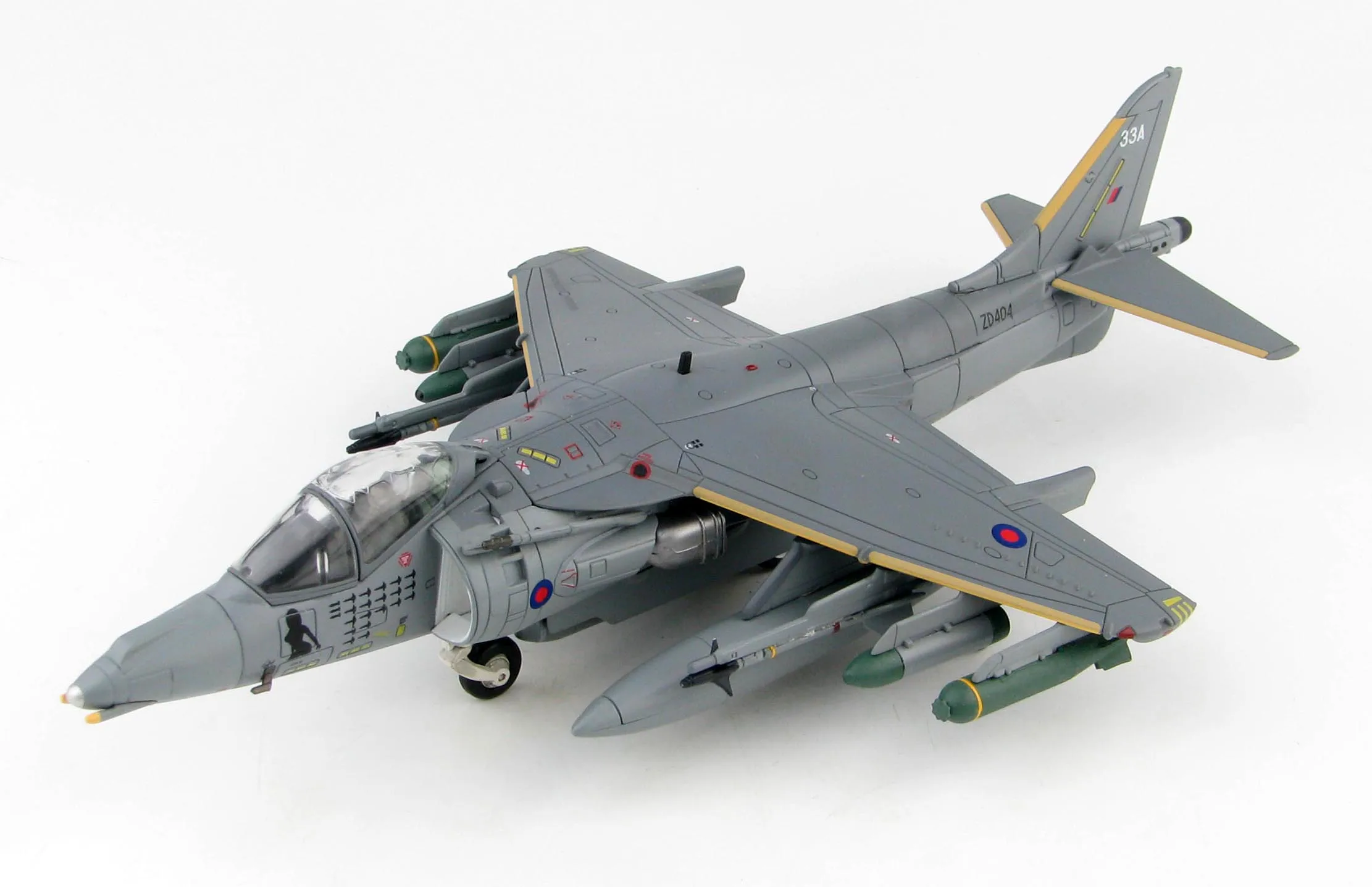 

1/72 Fighter Model British Army Harrier GR7A "Operation Herrick" ZD404 "Lucy", Kandahar, Afghan Battlefield Collection Gift Toy