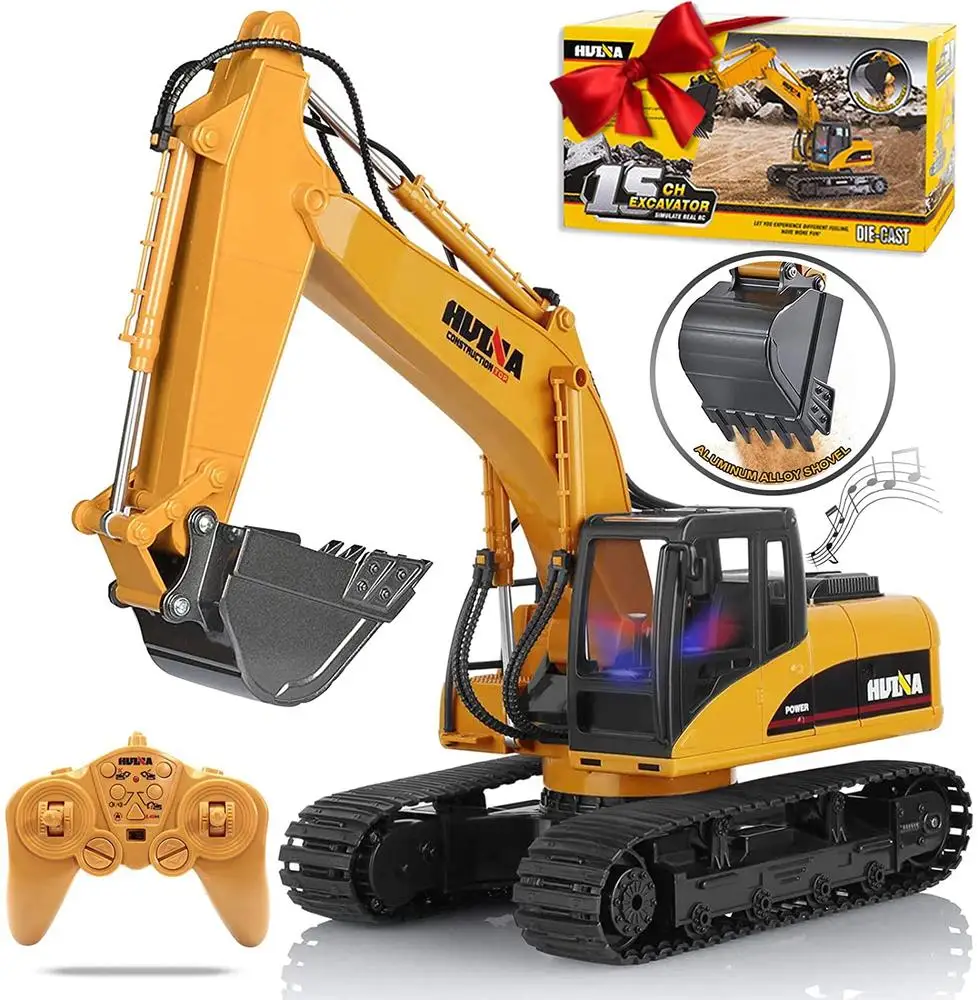 HuiNa Toys 8 Channel 2.4G 1/14RC Metal Excavator  RC Car BEST PRICE+FREE SHIP 