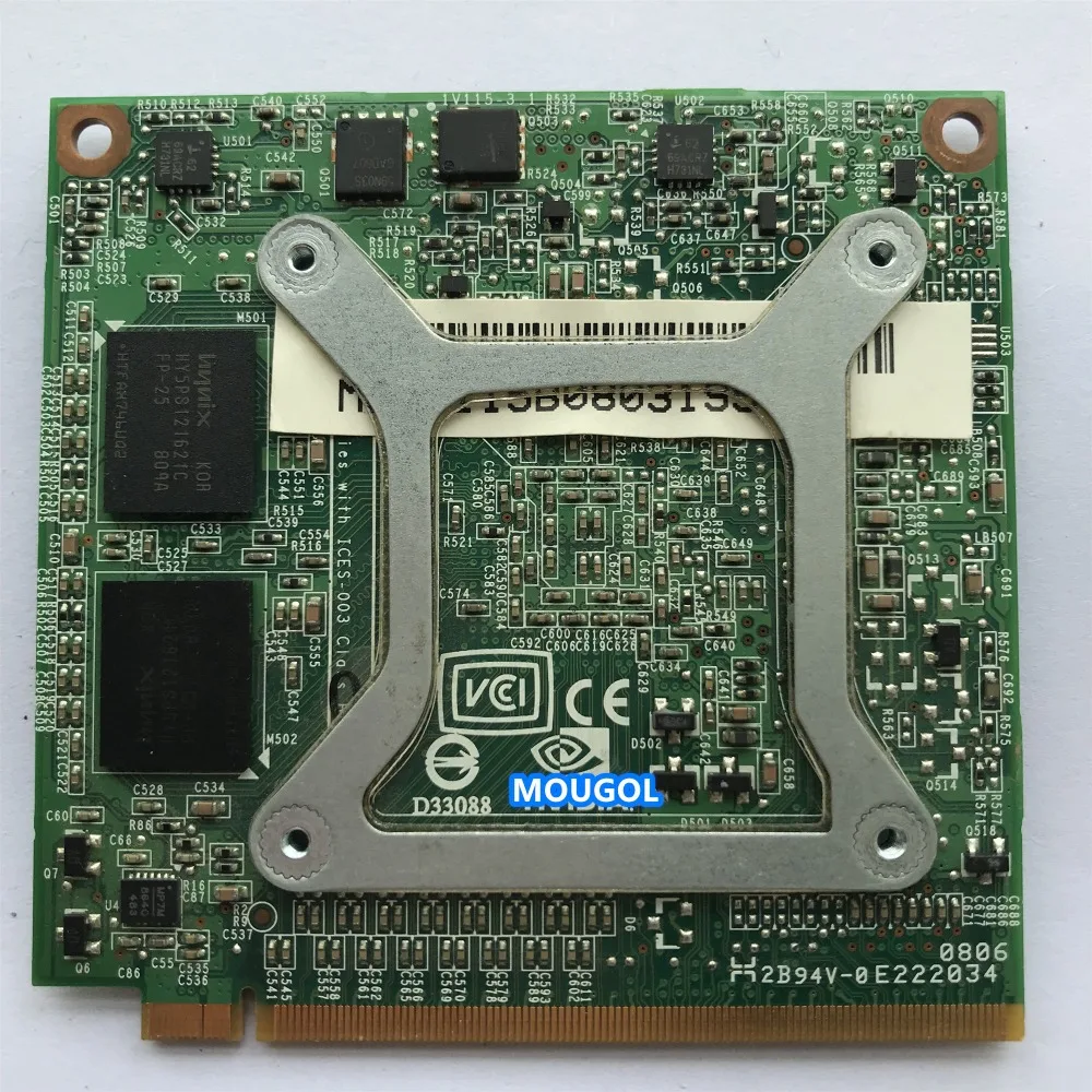 Видеокарта Geforce 9300M GS MXM II DDR2 256MB vg.9mg06. 001 VGA карта для acer 5520G 6930G 7720G 4630G 7730G