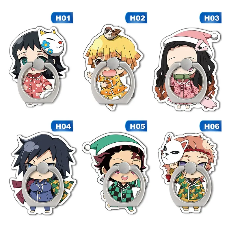 

1pcs Anime Demon Slayer Phone Holder Cute Fun Acrylic Mobile Phone Holder