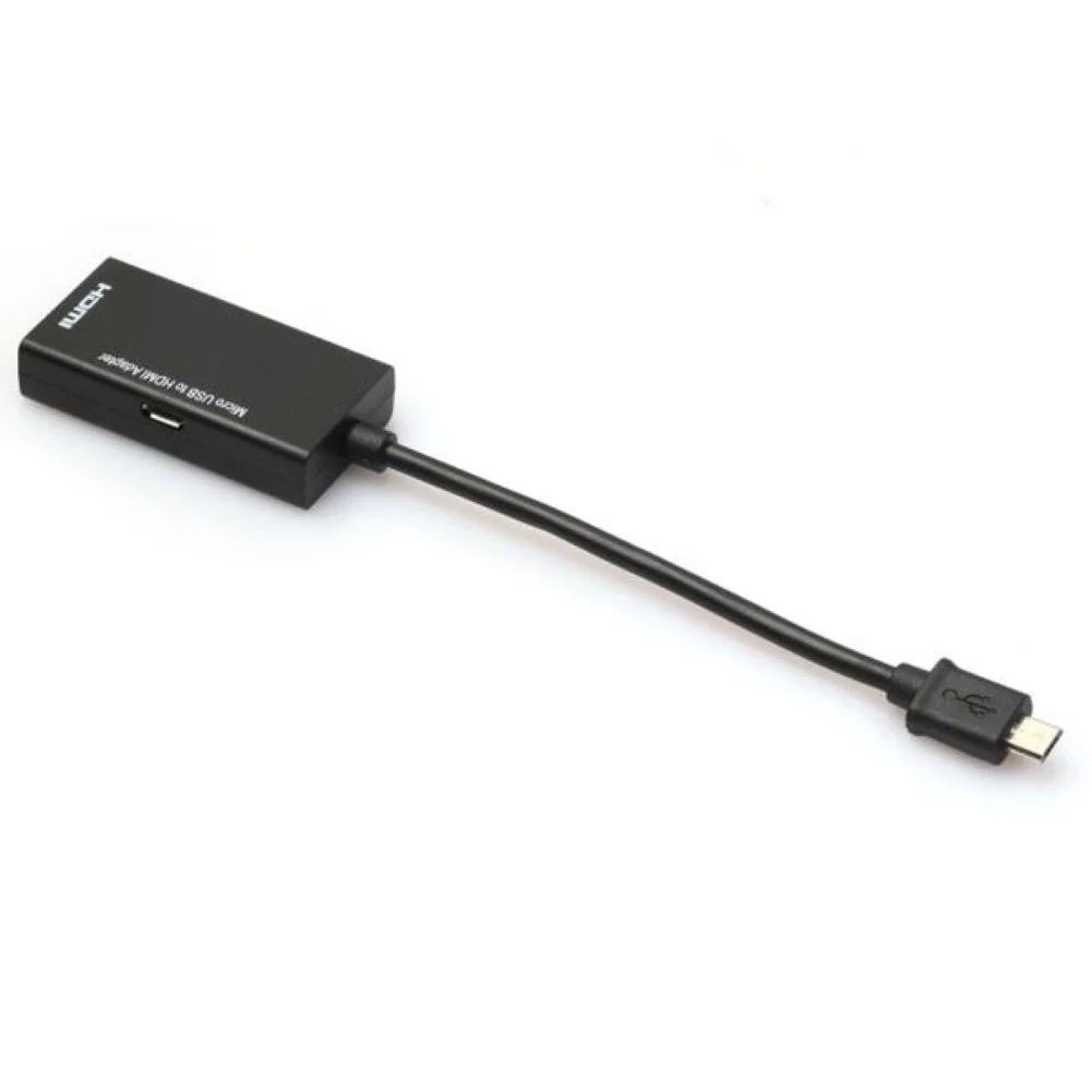 Подключите и играйте Micro USB к HDMI Женский HD поддерживающий элемент конвертер кабель для телефона HDTV монитор Кабель-адаптер