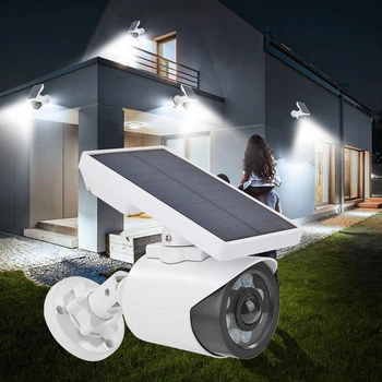 

Dummy Fake Camera Solar Light Waterproof 3 Mode Solar Power 8 LED Motion Sensor LED Waterproof Easy Installation Outdoor Lamp