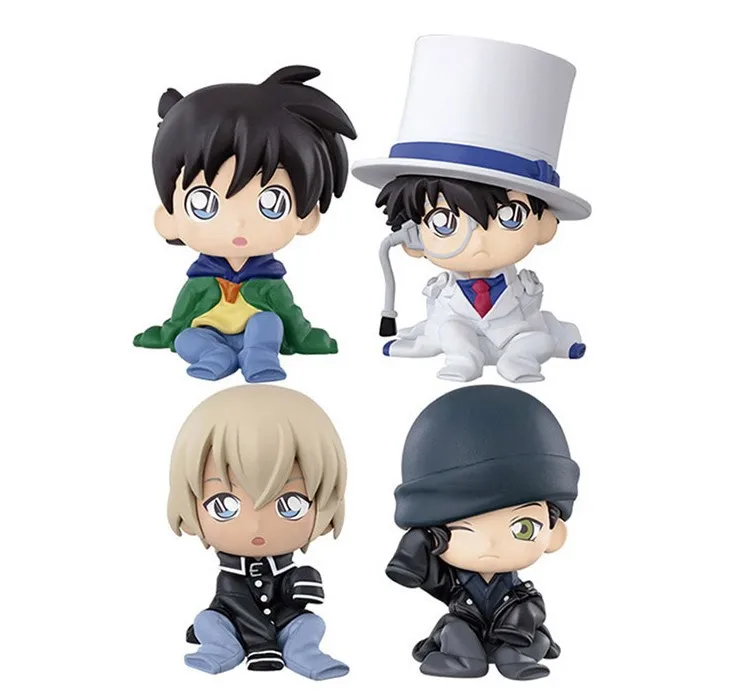 Blind Box 4-Detective Conan Childhood Garage Kit Sitting Red jack&alin xiu Security Council with Room through Capsule Toy Car M