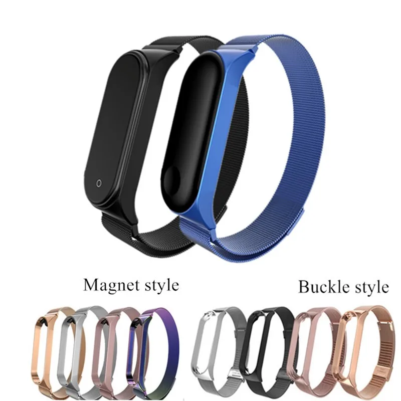 

Металлический ремешок для xiaomi mi band 4 3, браслет из нержавеющей стали для mi Band 4 3, браслет на запястье для Xiaomi mi band 4, браслеты