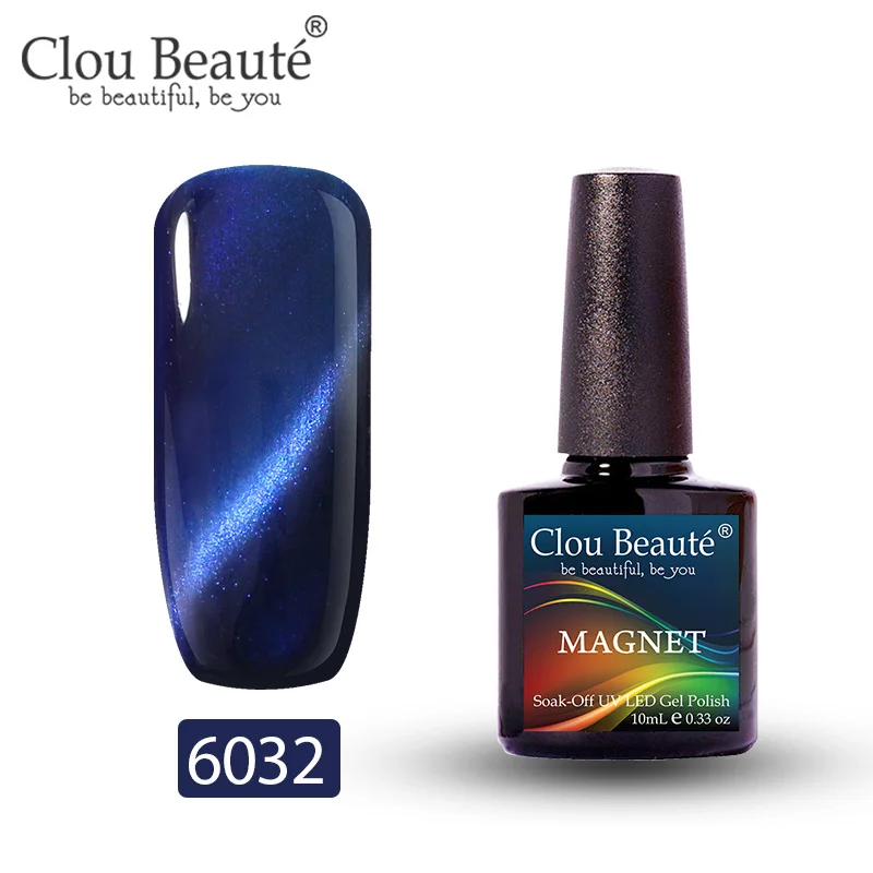 6032 Clou Beaute Гель-лак для кошачьих глаз 46 цветов маникюрный Декор гель лак для ногтей отмачиваемый лак для ногтей 10 мл Полупостоянный лак для ногтей - Цвет: 6032