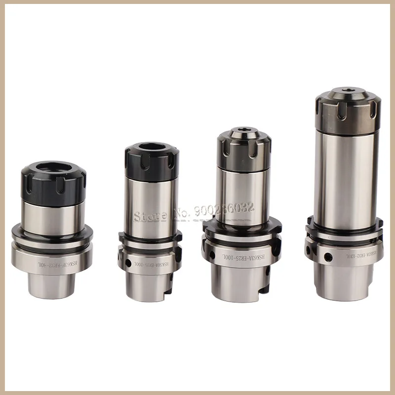 

High speed collet chuck HSK63A ER11 ER16 ER20 ER25 ER32 HSK63 A 100L 150L tools lholder for CNC machine center milling