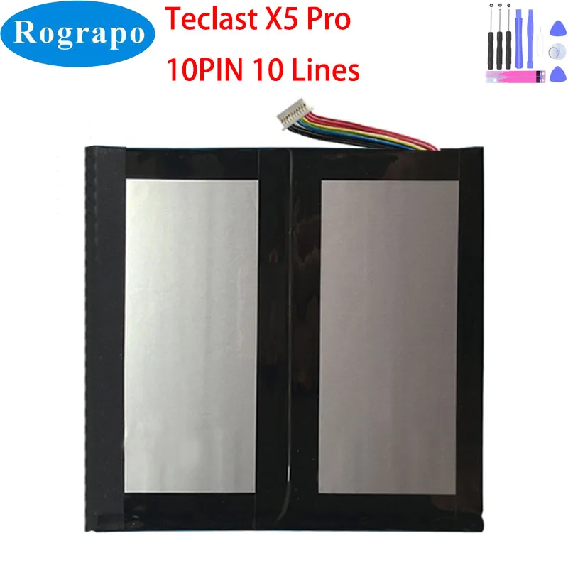 Nova Bateria do Portátil de 7.6v 6000mah Qt31150165p H28154165p para Teclast x5 Pro Tablet pc com 10 Fio Plug
