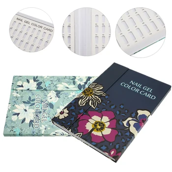 

180 Tip Professional False Nail Color Book Polish Gel Chart Palette Color Card Display Book Nail Art Showing Shelf Manicure Tool