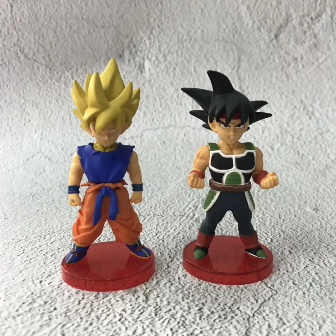 Dragon Ball Симпатичные 8-Saiyan люди солнце Wukong Majin Buu лягушка Фриза капсула игрушка украшение