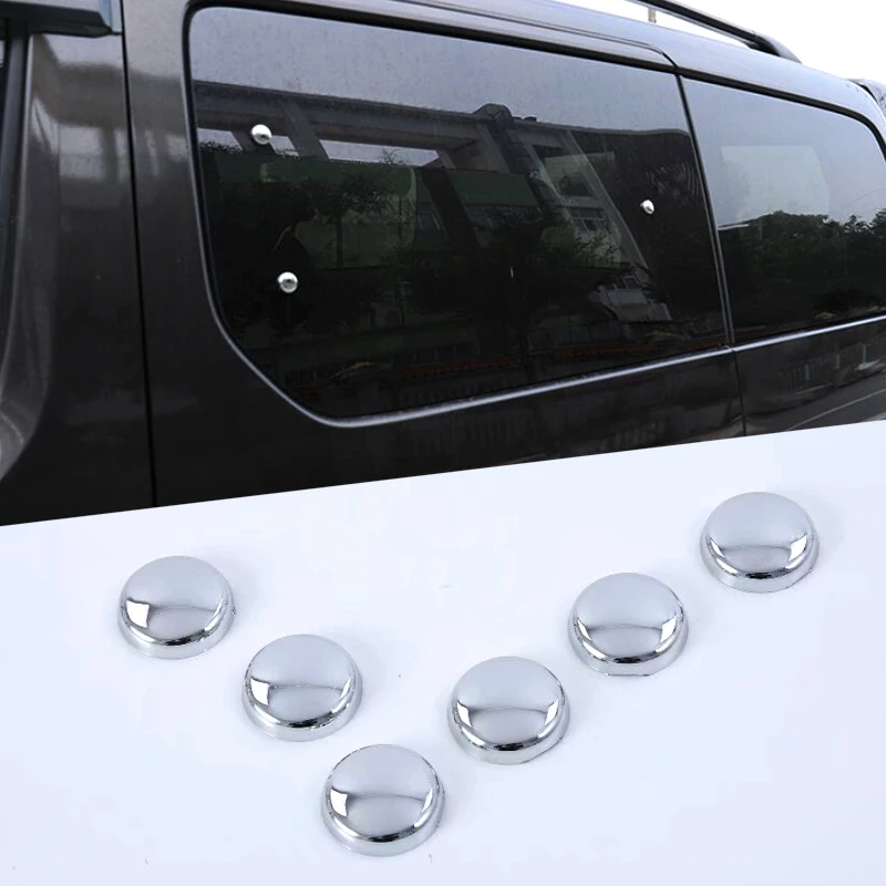 Для Nissan NV200 2010-2018 ABS хромированные окна Стекло винт Кепки крышка планки украшение