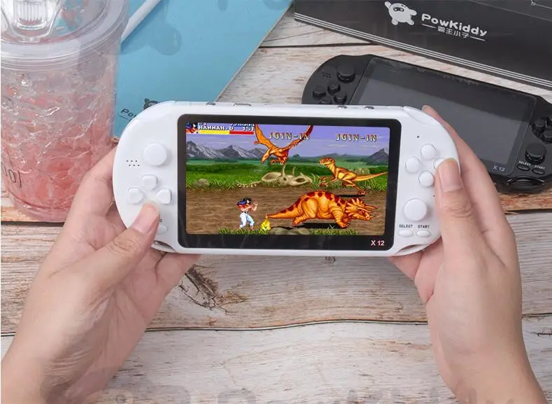 X12 Handheld Game Console 8G 32/64/128 Bit HD Color LCD Screen 3000+ Games Kid Video Retro Portable Handheld Game Player on TV