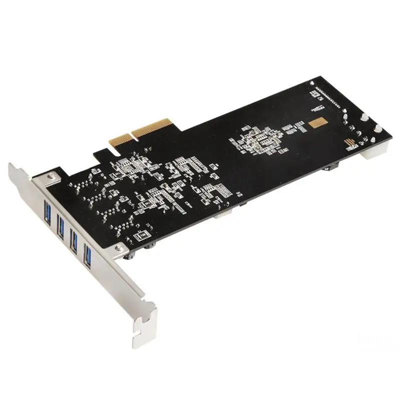 PCI удлинитель 4 порта PCI-E к USB 3,0 концентратор PCI Express карта расширения адаптер 5 Гбит/с SuperSpeed expresscard USB 3,0 для рабочего стола