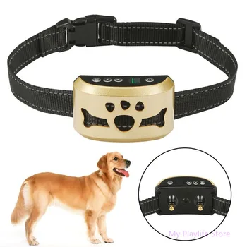 

Pet Dog Anti Bark Collar Vibration Control Device Rechargeable Smart Pet Training Supplies C42