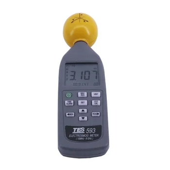 

TES-593 EMF Meter Triaxial Data Logger The Electromagnetic Radiation Detector，Frequency Range 10MHz to 8.0GHz.Safety to Use.