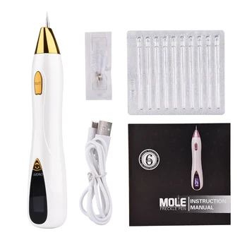 

9 Levels Plasma Pen Skin Tag Mole Freckle Removal Wart Black Spot Cleaner Remove Wart Tag Tattoo Needle Laser Skin Care Tool