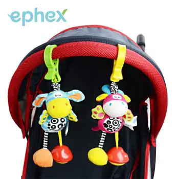 

Cot Hanging Rattle Bell Bed Crib Cute Cartoon Toy Gift Baby Nursery Fun