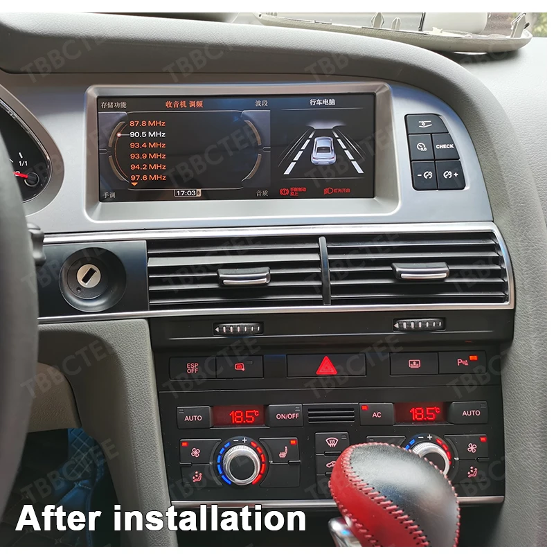 Android 10 Wireless CarPlay 6GB 64GB For Audi A6 C6 4f 2005~2011 MMI 2G 3G Car Multimedia Player GPS Navi Stereo WiFi BT