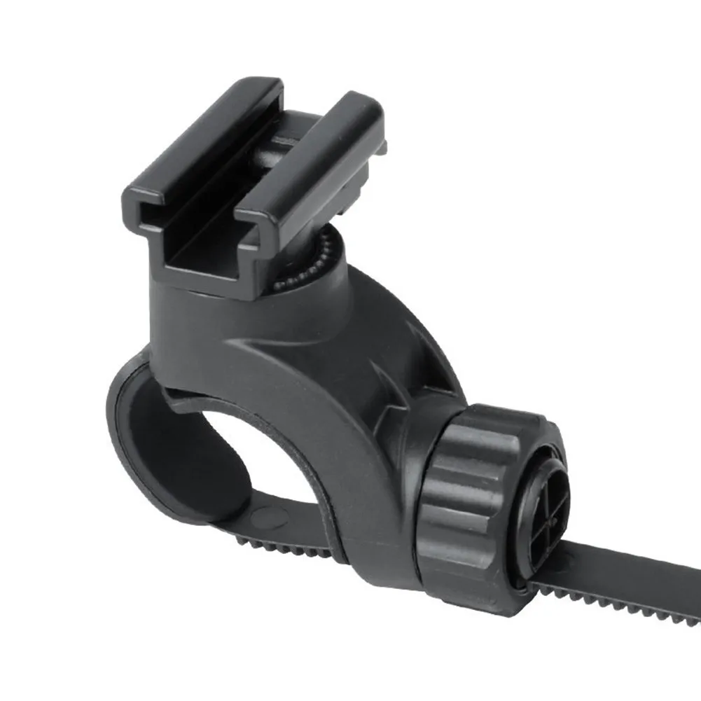 Support De Lampe Torche Pour Guidon Vélo - Avec élastique Et Montage Stable - Compatible Plupart Lampes