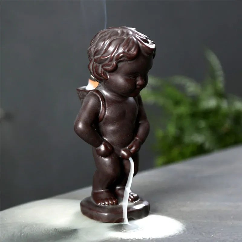 Домашний декор Ладан держатель горелок для мальчиков водопад Керамика Будды