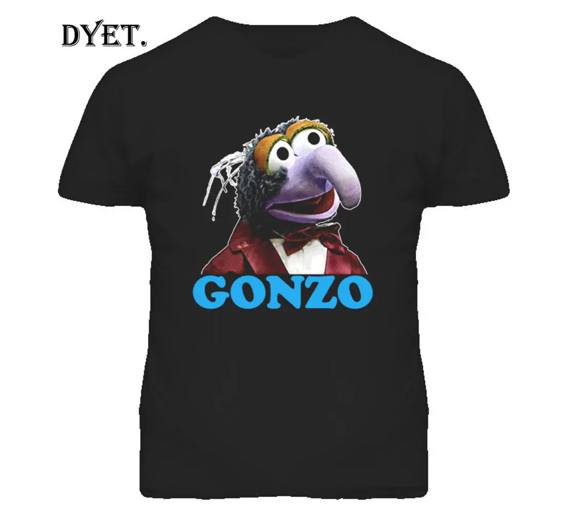 Забавная футболка «The Muppets Gonzo», футболка с рисунком, Мужская футболка унисекс, новая модная футболка,, топ ajax, Забавные футболки