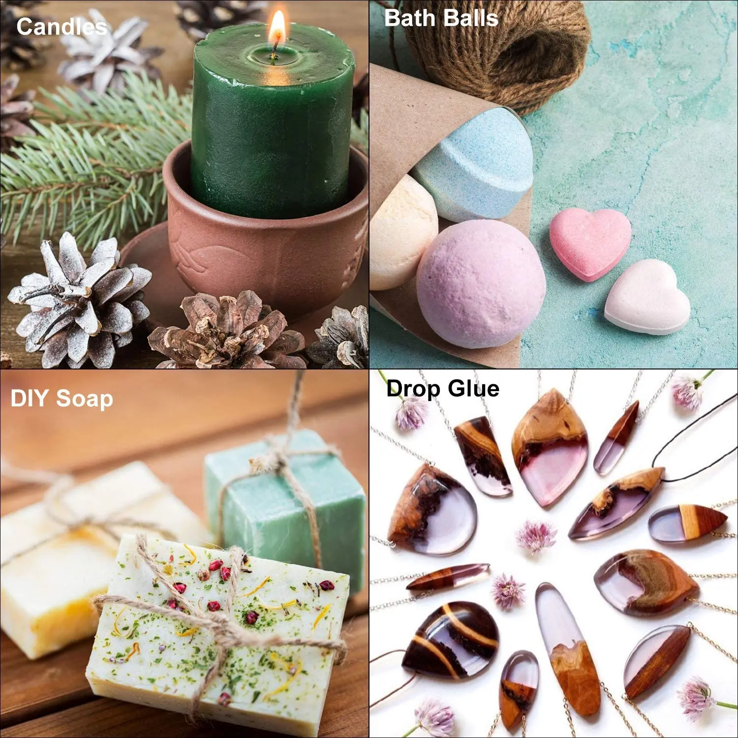 Candle Pigment Epoxi Resin Powder Dye Mica Powder Pearl Natural For Resin DIY Slime Pigments