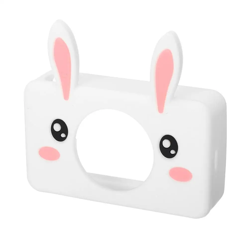 Rabbits 8MP 1080P HD Детская цифровая камера перезаряжаемая камера s детские игрушки с милым животным защитный чехол Рождественский подарок для девочек - Цвет: Rabbits