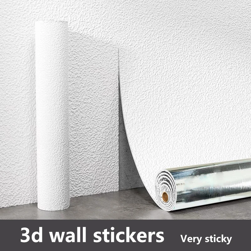 3D Self-adhesive Wall Paste Background Wall Bathroom Accessories Waterproof Anti-Collision Wallpaper Bedroom Ceiling Children's full color transfer paste customized logo 3d sticker transparent self adhesive label