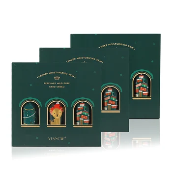 

Travel Size Fragrance Hand Cream For Dry Cracked Hands Moisturizing Natural Cedar Essential Oil Christmas Hand Cream Gift Set