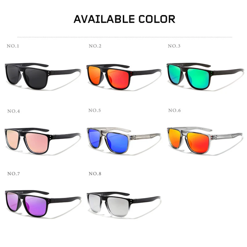 KDEAM спортивные стильные поляризованные солнцезащитные очки для мужчин легкая оправа для очков Солнцезащитные очки покрытие объектива минимизирует блики жесткий чехол в комплекте KD47