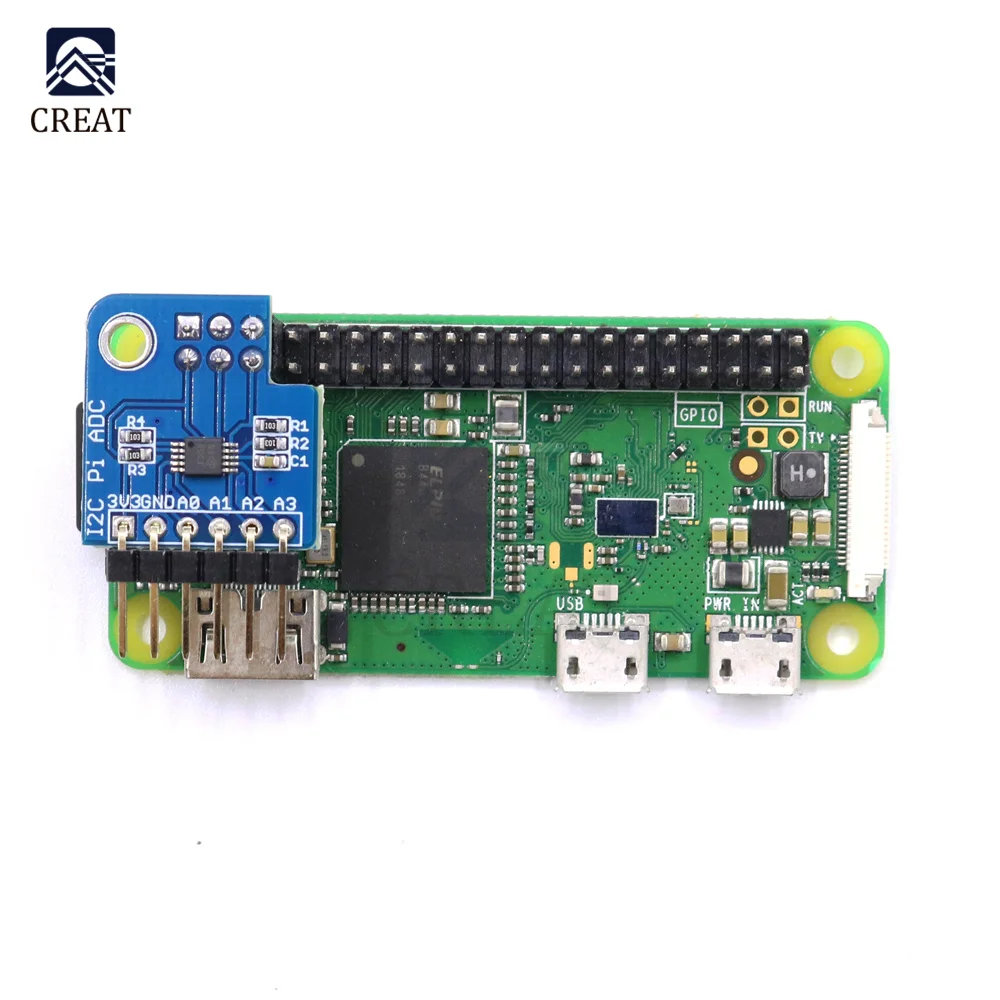 Scheda Programmabile Ads1115 I2C Pi Adc Iic Modulo Seriale Per Raspberry Pi 1, Pi 2, Pi 3, Pi Zero, A +, B +