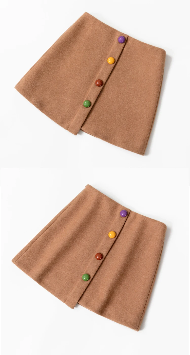 The a-line skirt female skirts autumn/winter new color a irregular cloth bust skirt qiu dong
