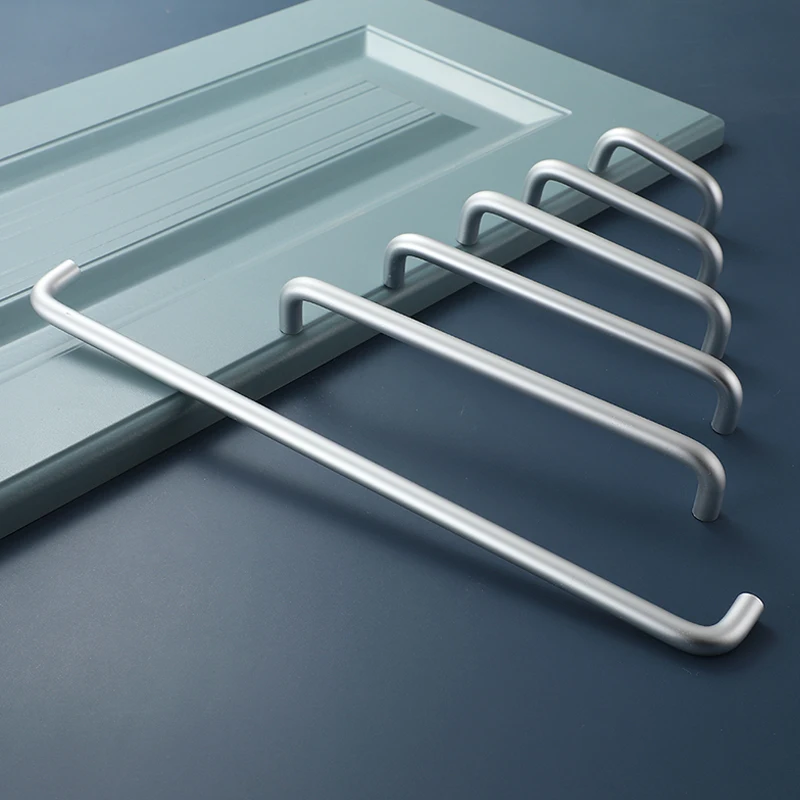 Cabinet Door Handles Wardrobe Cupboard Drawer Knobs Pulls Aluminum Alloy furniture handles kitchen door handles