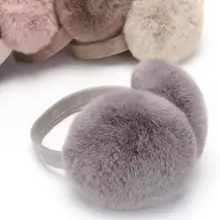 Macio de pelúcia orelha mais quente inverno quente earmuffs para mulher moda masculina cor sólida earflap ao ar livre proteção fria orelha muffs capa