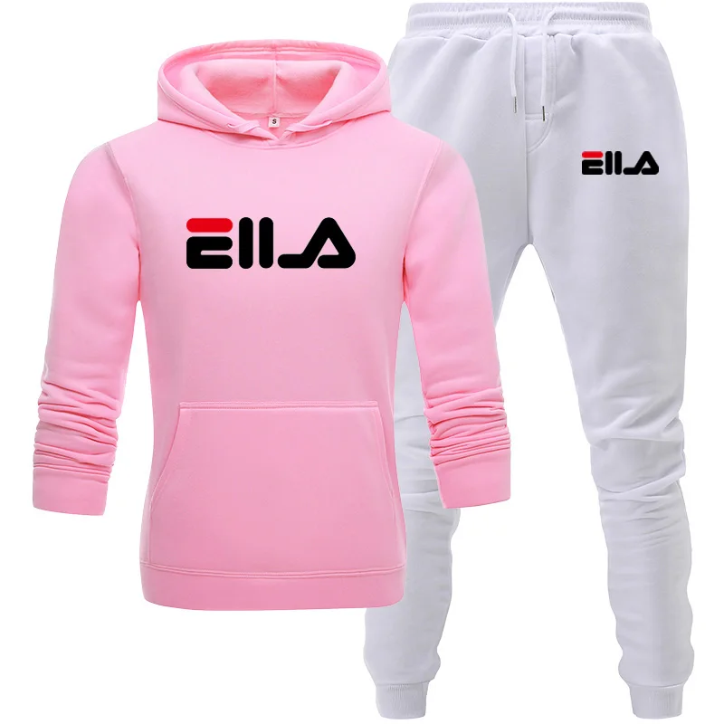 pink white Зимние спортивные костюмы для мужчин; повседневный комплект из плотного флиса; теплая куртка с капюшоном; брюки; Весенняя толстовка; спортивная одежда; пальто с капюшоном; спортивные костюмы - Цвет: pink white