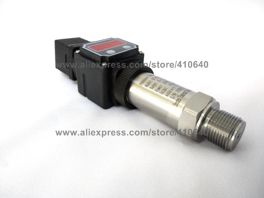 Датчик давления от 4 до 20mA DC24V M20x1.5 светодиодный диффузный кремниевый цифровой дисплей 1,5 МПа 0.5% точность другой диапазон доступен