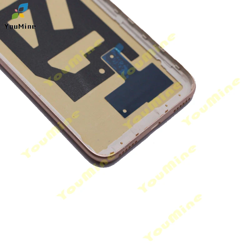 Для huawei y6() задняя крышка для батареи, стеклянный корпус, задняя крышка для двери, Сменный Чехол+ объектив для камеры для huawei y6 prime