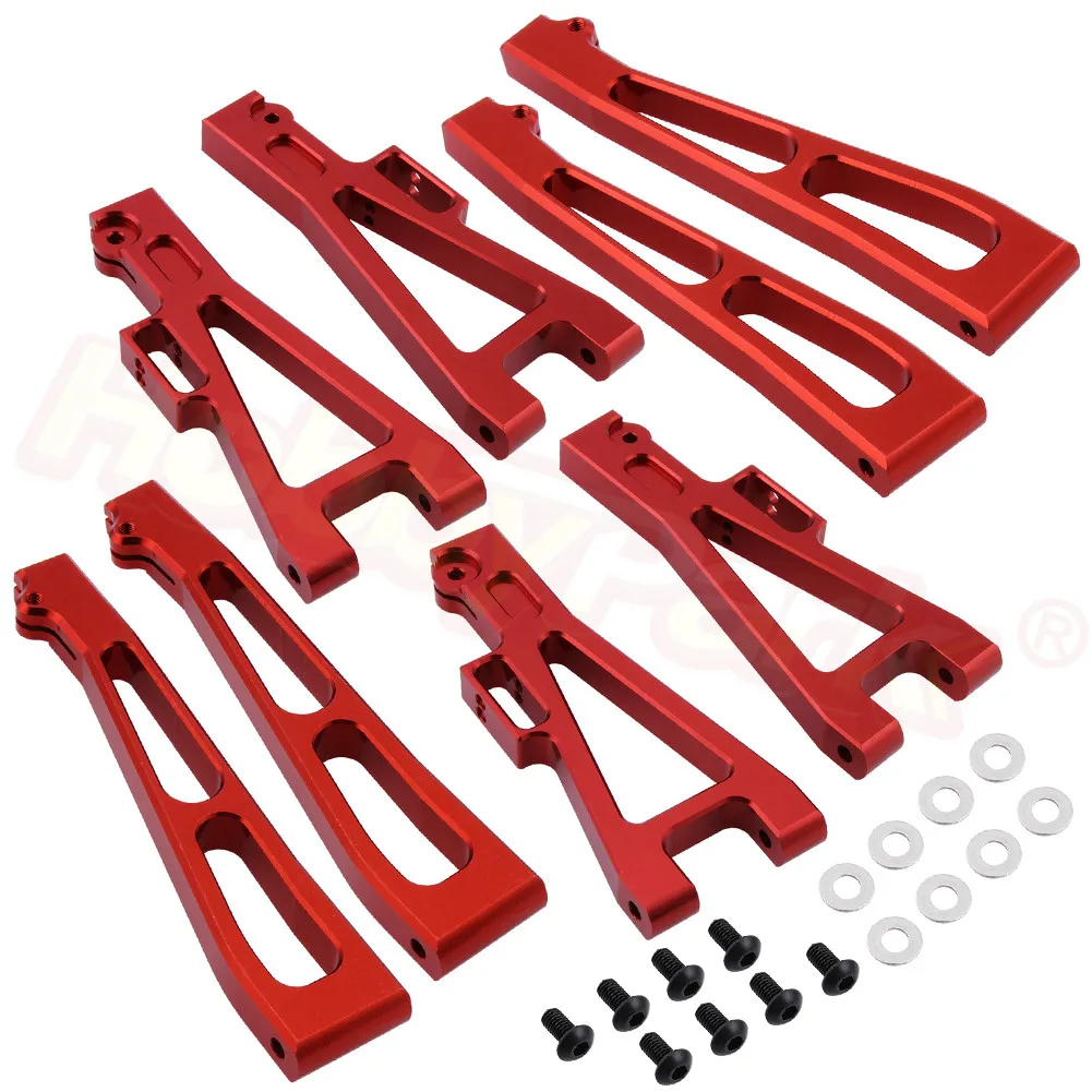 8 шт. передние и задние алюминиевые подвески для JLB Racing CHEETAH 1/10 RC автомобиль монстр грузовик EA1001 EA1002 Запчасти для обновления