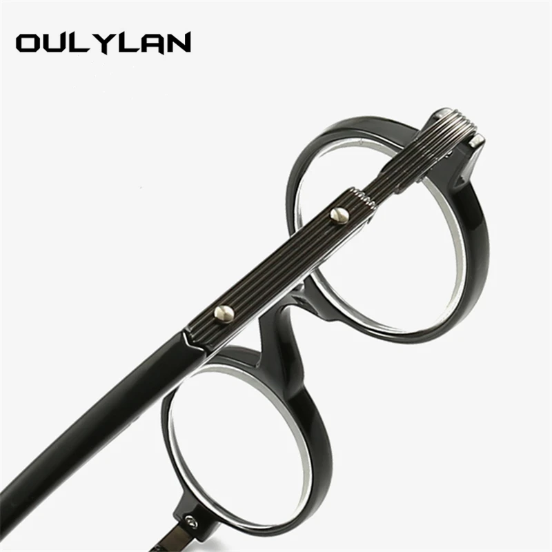 Oulylan, круглые очки для чтения, женские, мужские, модные, ультралегкие, маленькие, очки по рецепту, очки для дальнозоркости+ от 1,0 до 4,0