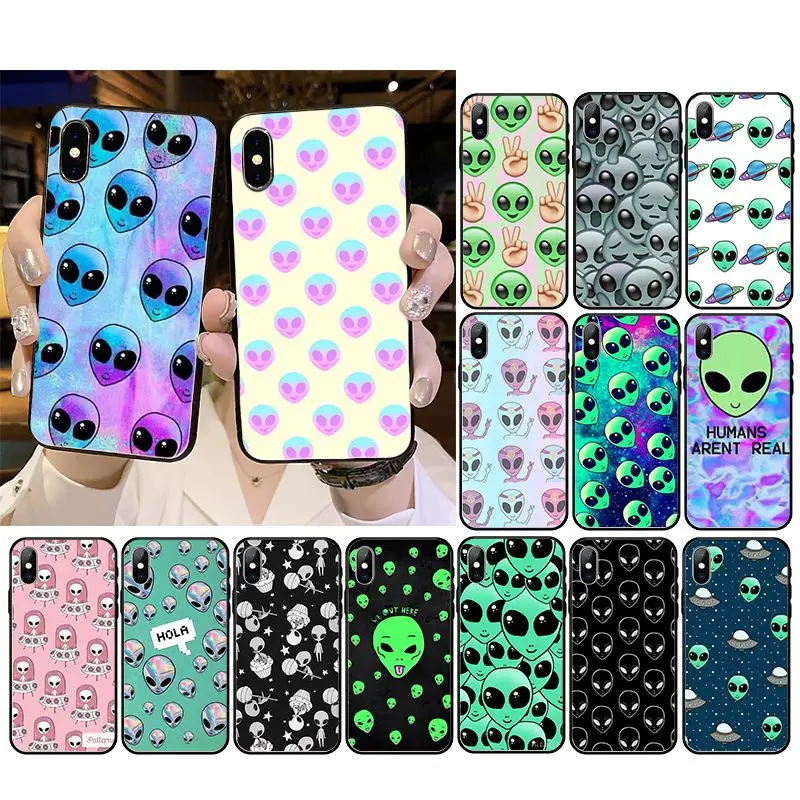 Чехол для телефона Alien Believe UFO DIY роскошный высококачественный чехол iPhone 11 pro XS MAX 8 7