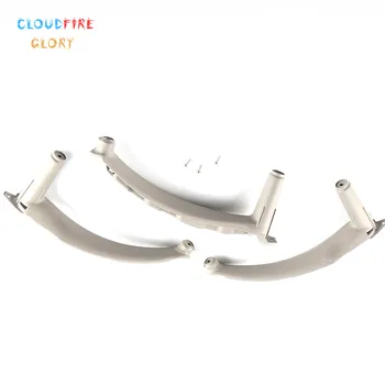 

CloudFireGlory 1 Set Gray Panel Handle Pull Trim Inner Door Cover Kit For BMW E70 X5 SAV 2007 2008 2009 2010 2011 2012 2013