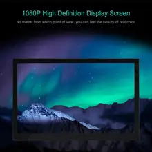 13.3 pouces moniteur Portable 1920x1080 HD IPS affichage ordinateur moniteur LED avec étui en cuir pour PS4 Pro/Xbox/téléphone